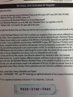 Free PSN Code